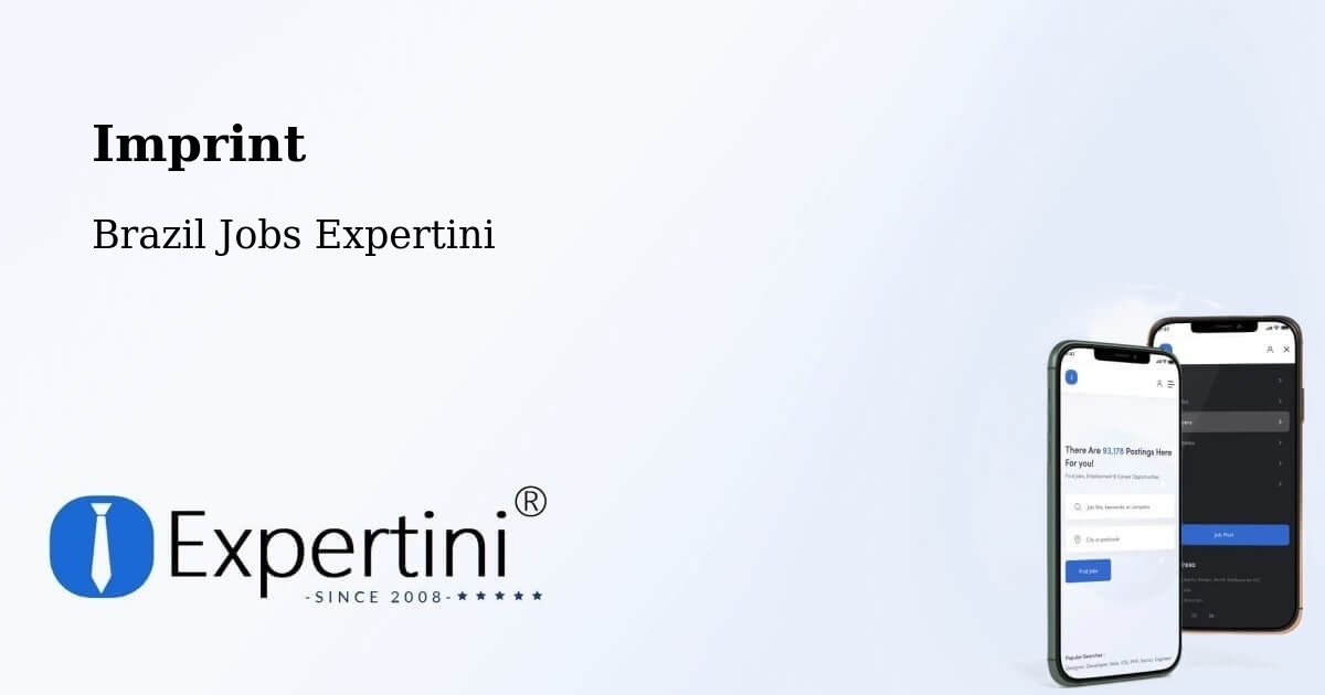 Imprint – Ariranha - Brazil Jobs Expertini